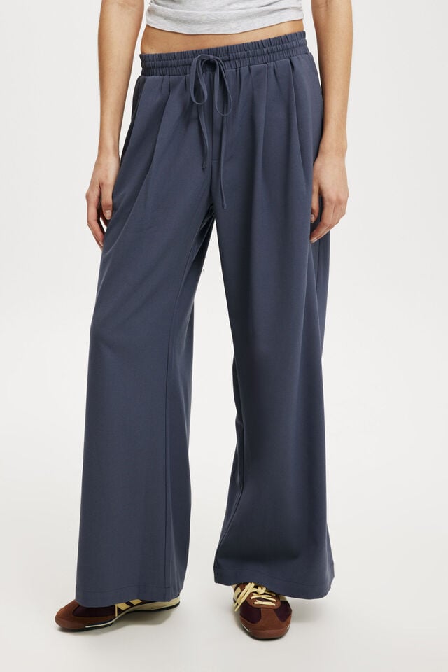 Luis Pull On Suiting Pant, SLATE