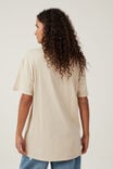 The Oversized Hip Hop Tee, LCN BR BOB MARLEY ROOTS/MID TAUPE - alternate image 3