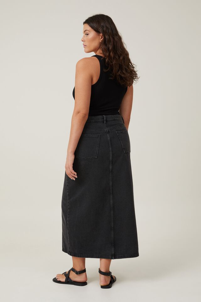 Bailey Maxi Denim Skirt by Cotton On | Trending Now!