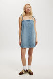 Gigi Denim Mini Dress, BREEZE BLUE - alternate image 2