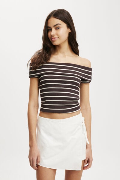 Aiden Wrap Skort, CHALK WHITE