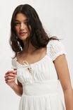 Eddie Corset Mini Dress, WHITE - alternate image 4