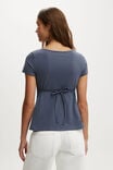 Lucy Babydoll Tee, COLLEGIATE NAVY - example image 3