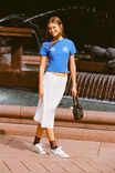 Fitted Graphic Longline Tee, MIAMI 1985/PACIFIC BLUE - alternate image 1
