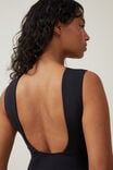 Low Back Luxe Maxi Dress, BLACK - alternate image 4
