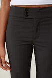Cameron Capri Suiting Pant, BLACK PINSTRIPE - alternate image 3