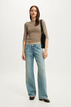 90S Boatneck &frac34; Sleeve, ACORN MARLE - example image 2