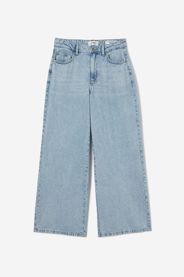 Relaxed Wide Jean, PALM BLUE