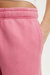 Waffle Sweatpant, WASHED BRIGHT PINK - example image 3