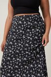 Bloom Maxi Slip Skirt, ELODIE DITSY BLACK - alternate image 3