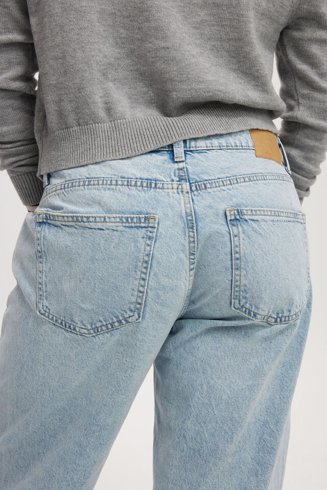 Low Rise Straight Jean, PALM BLUE