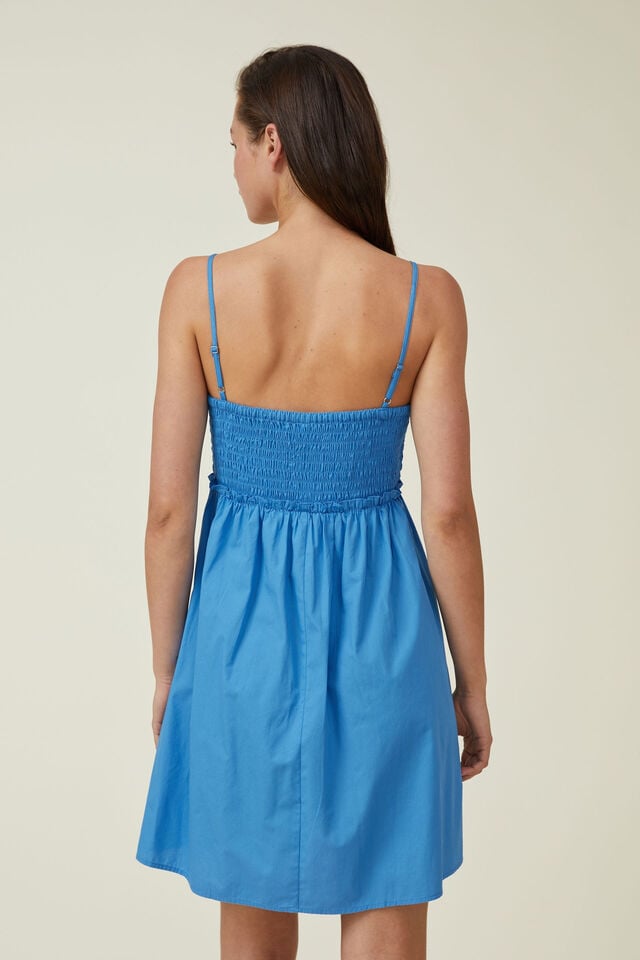Vestido - Piper Strappy Mini Dress, BRIGHTEST BLUE