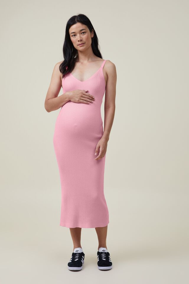 cottonon.com | Maternity Friendly Urban Rib Midi Dress