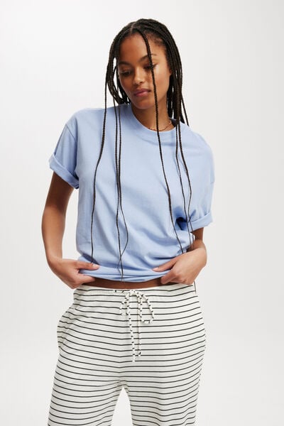 The Boxy Oversized Tee, PARISIAN LAVENDER