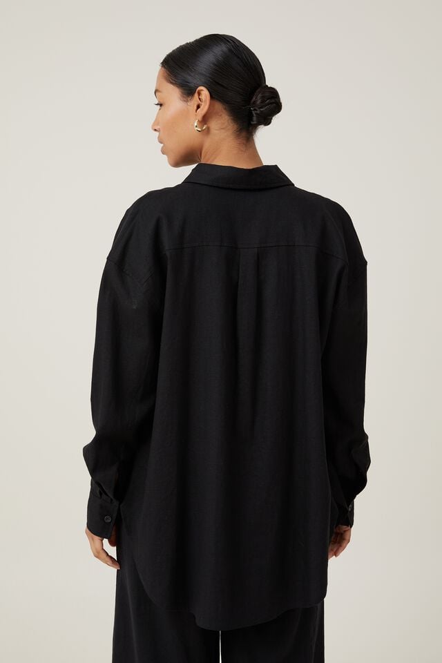 Blusa - Haven Long Sleeve Shirt, BLACK