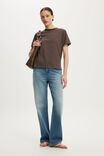 Easy Tee, PETA STRIPE DARK OAK/VINTAGE WHITE - example image 2