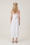 Haven Slip Midi Dress, WHITE - alternate image 3