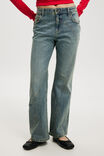 Stretch Bootcut Flare Jean Asia Fit, HIGHWAY BLUE/SEAM - alternate image 4