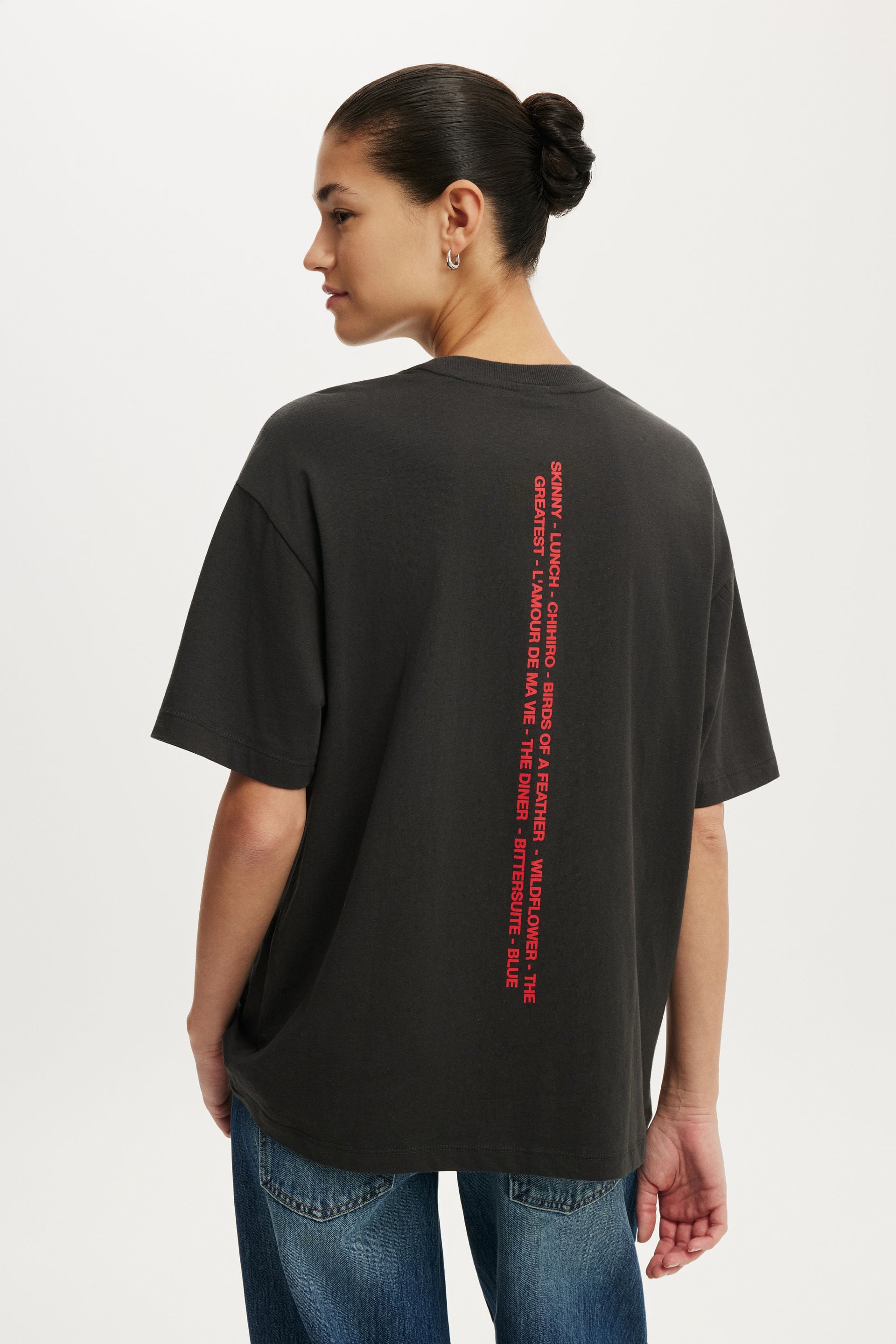 Women's Black Billie Eilish Music Boxy Graphic Tee | Cotton On