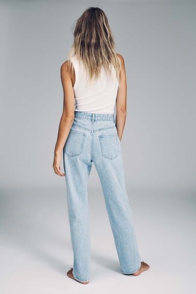 Long Straight Jean, ADDIS BLUE