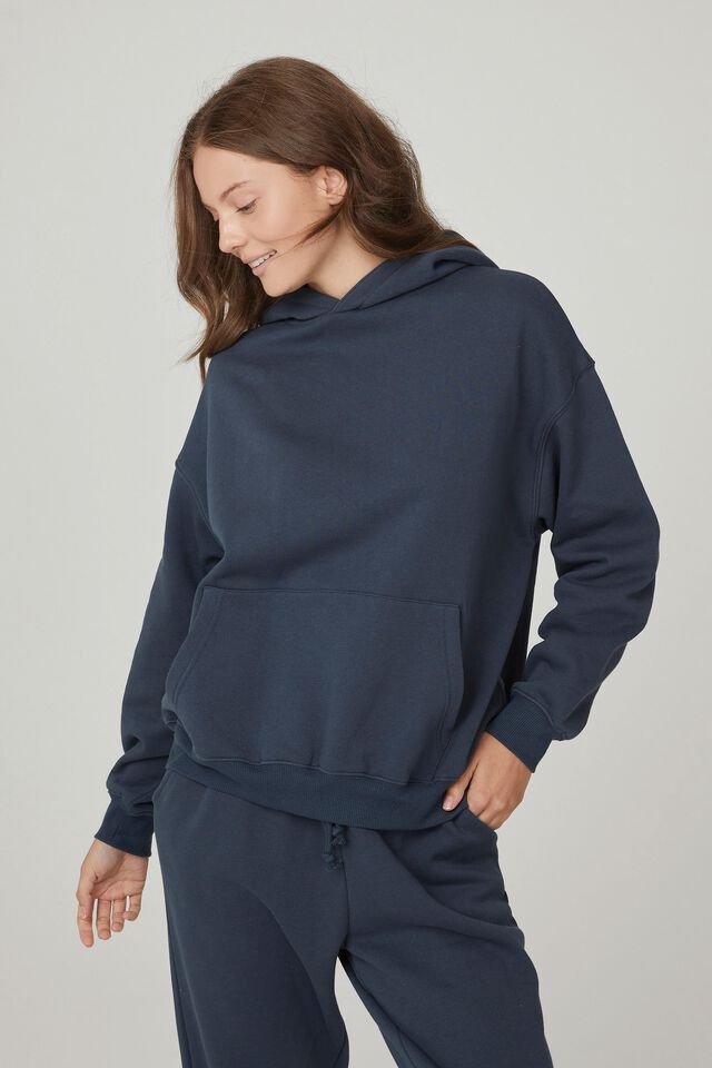 Classic Hoodie, WASHED NAVY