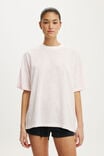 Select Colour: LISA STRIPE VINTAGE WHITE/FLAMINGO FIZZ
