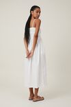 Lexi Shirred Maxi Dress, WHITE - alternate image 3