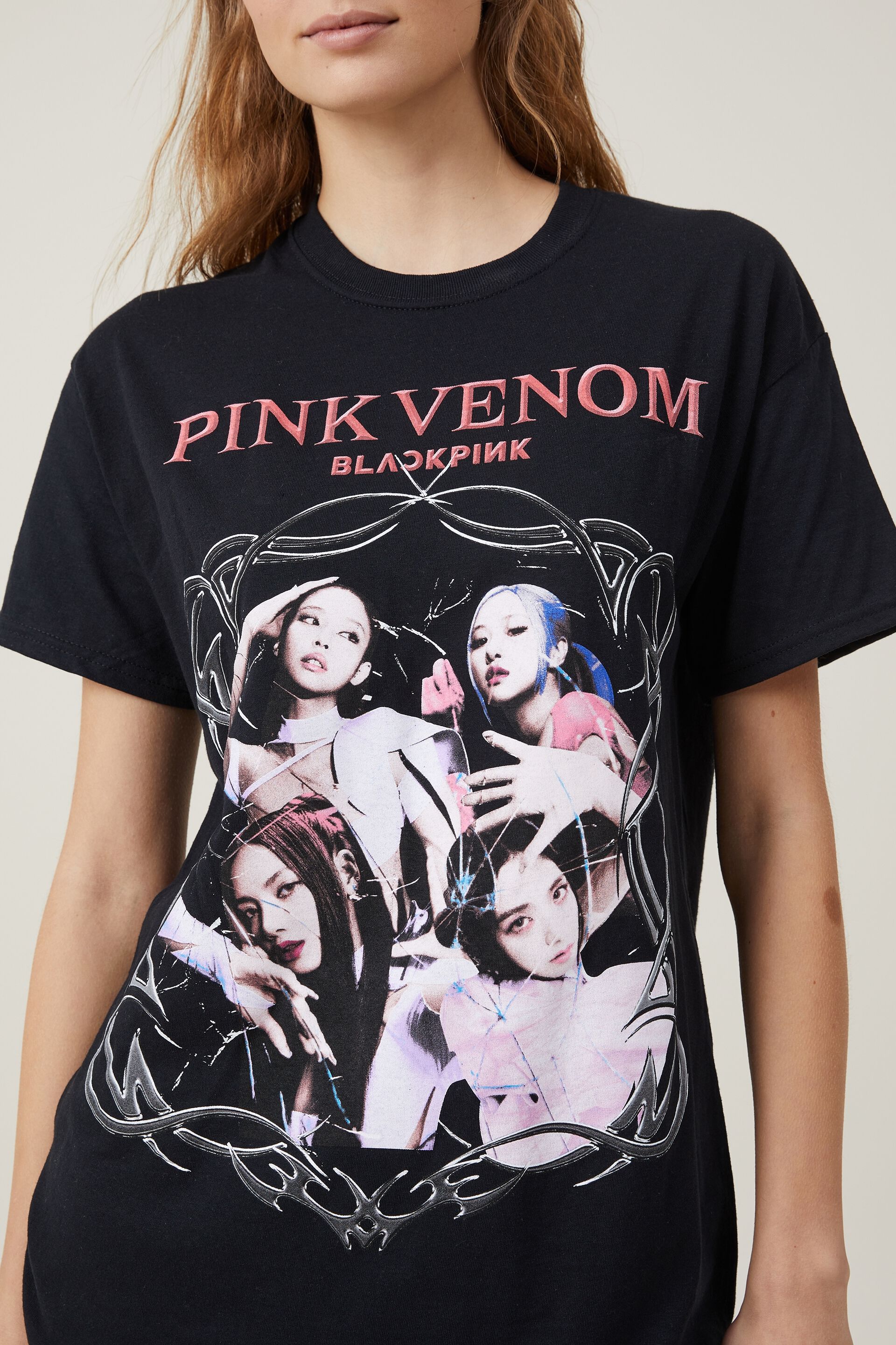 Black Pink Tee