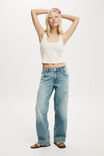 Low Rise Straight Jean Asia Fit, CANYON BLUE - alternate image 1