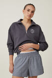 Moletom - Classic Fleece Half Zip Sweatshirt, BH/FADED SLATE - vista alternativa 1