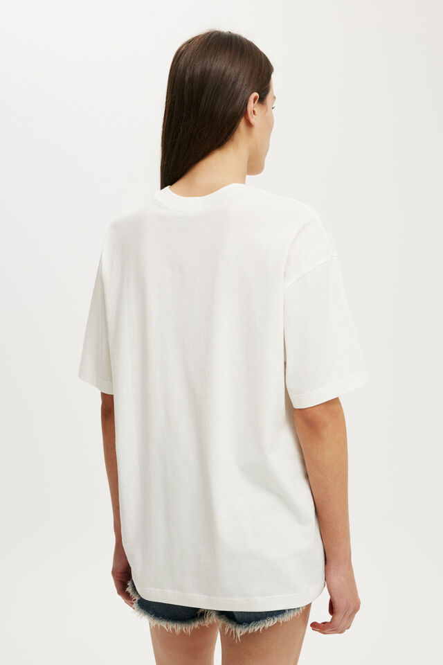 Lisa Music Boxy Graphic Tee, LCN COR LISA ROXI / VINTAGE WHITE