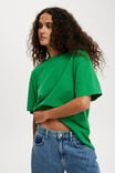 The Boxy Oversized Tee, WASHED IVY LEAF - alternate image 1