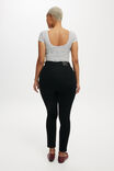 Calça - Curvy High Stretch Skinny Jean, BLACK - vista alternativa 2