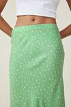 Bloom Maxi Slip Skirt, AMY FLORAL LIVELY GREEN - alternate image 2