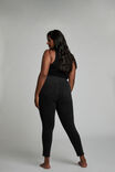 Curve Adriana High Crop Skinny Jean, MIDNIGHT BLACK RIPS - alternate image 3