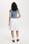 Serena Pleated Midi Skirt, WHITE - alternate image 2