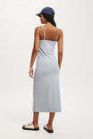 Bella Slip Maxi Dress, LIGHT STEEL - alternate image 3