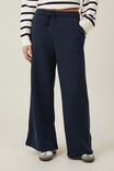 Classic Super Wide Leg Trackpant, INK NAVY - alternate image 4