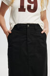 Morgan Utility Maxi Skirt, BLACK - alternate image 3