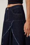 Harper Denim Midi Skirt, INDIGO - alternate image 3