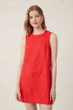 Haven High Neck Mini Dress, SUMMER RED - alternate image 1