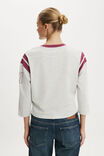 3/4 Sleeve Graphic Tee, ORIGINAL ATHLETICS / SOFT GREY MARLE - example image 3