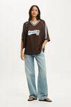 The Raglan Graphic Jersey, BROOKLYN / DARK OAK - example image 2