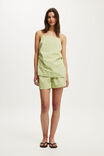 Ella Square Neck Cami, PIXIE GREEN STRIPE - example image 5