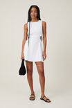 Rue Side Detail Mini Dress, WHITE - alternate image 2