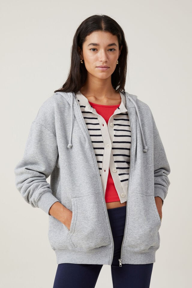 Ethical Heather Grey Relaxed Fit Hoodie, Everyday Cozy