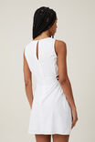 Rue Side Detail Mini Dress, WHITE - alternate image 3