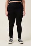 Ultra High Super Stretch Jean, BLACK - alternate image 2