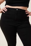 Ultra High Super Stretch Jean, BLACK - alternate image 4