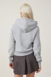 Classic Cropped Fitted Zip Through, GREY MARLE - alternate image 3